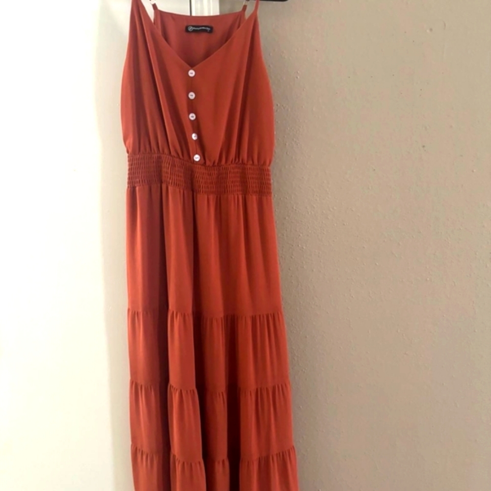 PrettyGarden Chic Rust Blouse